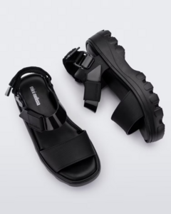 Mini Melissa Kick Off Sandal Infantil - Preto na internet