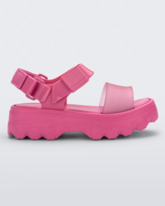 Mini Melissa Kick Off Sandal Infantil - Rosa