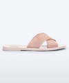 Chinelo Melissa M-Lover Slide - Bege/Rosa