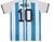 Camiseta Argentina MESSI Infantil - comprar online