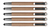 5 Bolígrafos De Madera Bambú Touch