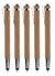 5 Bolígrafos De Madera Bambú Touch - comprar online
