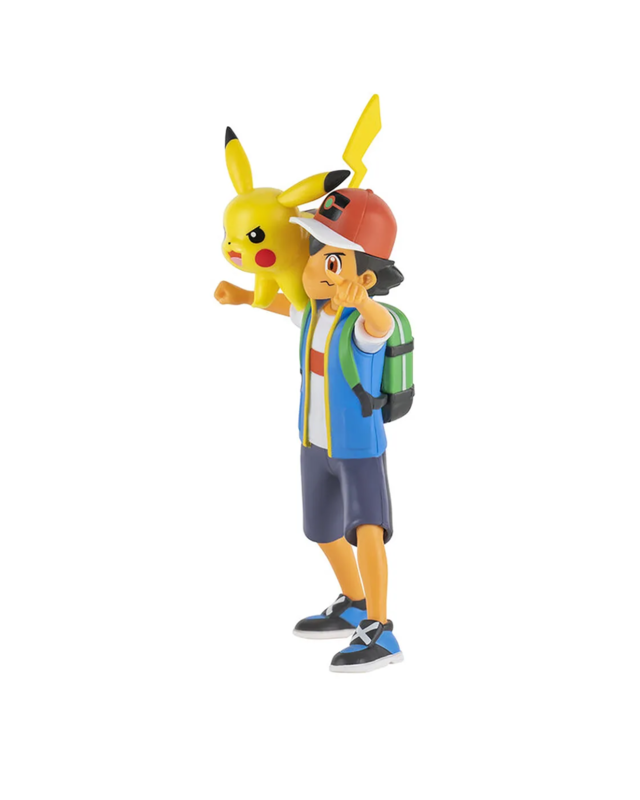 Boneco Pokémon Ash + Pikachu - Sunny Brinquedos