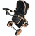 Imagen de Coche linea bronce negro + Gris