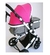 Coche linea metal - Gris + Fucsia - Grupo SL