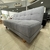 Sofa cama Arizona pana gris claro - Grupo SL