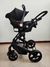 Coche 4 en 1 linea metal black Gris - comprar online