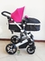 Coche 4 en 1 linea metal negro - Fucsia - comprar online