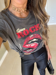 T-Shirt Rock - BM STORE Moda Feminina e Vestuário