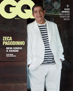 AUTOGRAFADA POR ZECA PAGODINHO - Revista GQ - Edição fevereiro 23 (capa Zeca Pagodinho)