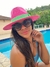 Chapéu Panamá Riviera - Pink na internet
