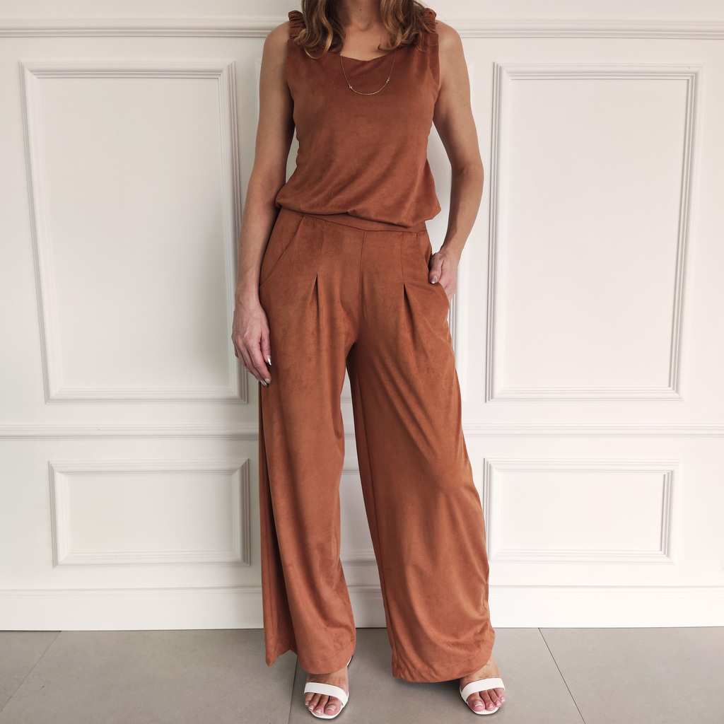 Pantalona caramelo sales