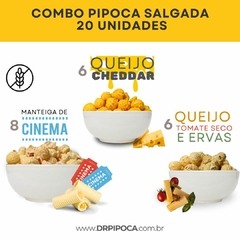 20 PIPOCAS SALGADAS DE 30G DR. PIPOCA - comprar online