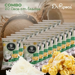 KIT DR. PIPOCA GOURMET - 20 UNIDADES COCO EM LASCAS