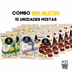 KIT SEM GLÚTEN DR. PIPOCA GOURMET - 15 UNIDADES