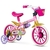 Bicicleta Infantil Princesas Aro 12 Rosa com Cesta