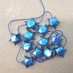Estrellas Lucky - Metaliseda Azul