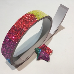 Les Papeles - Cintas - Glitter Rainbow - comprar online