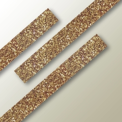 Les Papeles - Cintas - Glitter Gold - comprar online