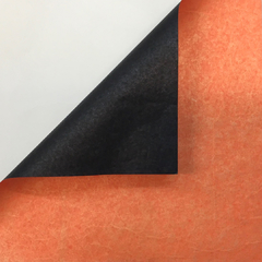 Tesel Tissue-Foil Duo - papel Sandwich - Naranja/Negro