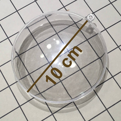 Cápsula Circular Plana Cristal - 10 cm - comprar online