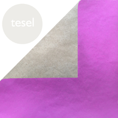 Tesel Tissue-Foil Duo - papel Sandwich - Rosa - Kraft - comprar online