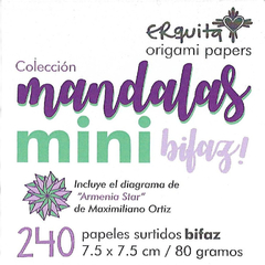 Erquita - Block Mandalas Mini - 7.5x7.5 - origamiteca