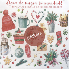 Felicidad Market - Block Xmas Day and Night - 15x15 en internet