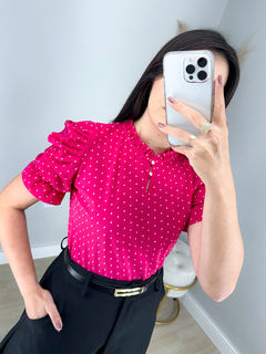 BLUSA MAITÊ - POÁ PINK na internet