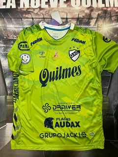 Camiseta Quilmes Arquero Verde 2023 Hummel Mes de Octubre