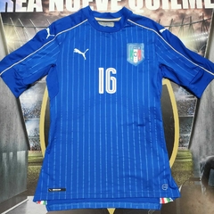 Camiseta Italia 2016 Powercell titular #16 De Rossi