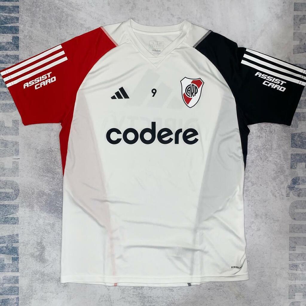 Camiseta Entrenamiento River 2024 Blanca 9