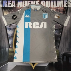 Camiseta Racing Copa Libertadores 2018 alternativa gris #5 Dominguez