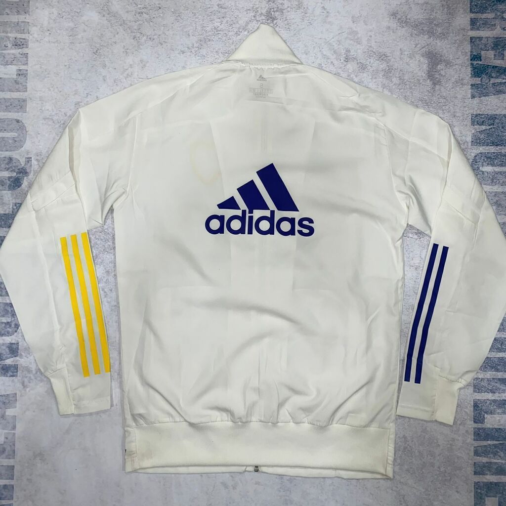 Campera blanca boca adidas hotsell
