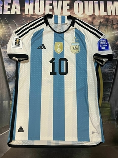 Camiseta Seleccion Argentina 3 Estrellas #10 Messi