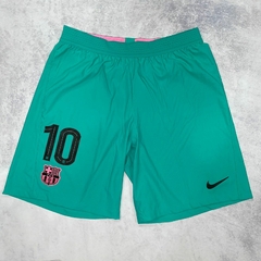 Short Barcelona Verde con Rosa 2020/2021 #10