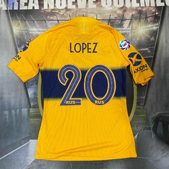 Camiseta Boca Alternativa 2019 #20 Lopez