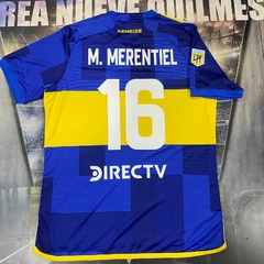 Camiseta Boca Titular 2024 #16 M.Merentiel