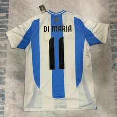 Camiseta Seleccion Argentina Afa Manga Corta 2024 Final Copa America #11 Di Maria