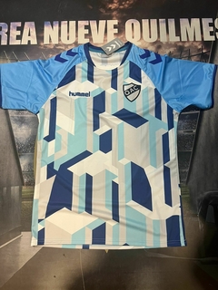 Camiseta Prematch Quilmes Con Blanco 2024