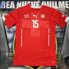 Camiseta Suiza 2014 titular #15 Dzemaili