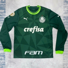 Camiseta Palmeiras Titular Manga Larga 2024 #9 Endrick - comprar online