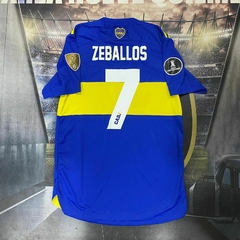 Camiseta Boca Copa Libertadores 2022 Heatrdy #7 Zeballos