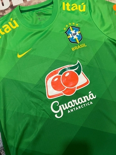 Camiseta Prematch Verde Seleccion Brasil 2023 - comprar online