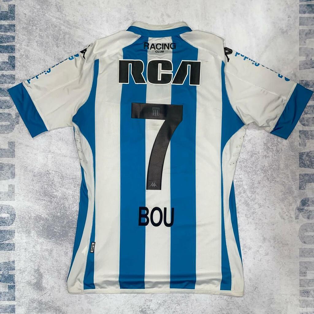 Camiseta Racing 2017 2018 titular 7 Bou