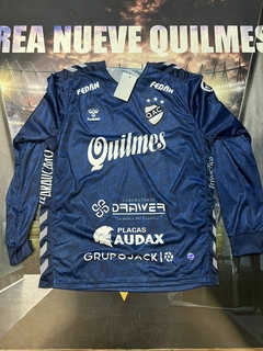 Camiseta Quilmes Manga Larga Azul 2023
