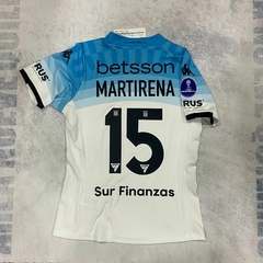 Camiseta Racing alternativa blanca Copa Sudamericana 2024 #15 Martirena