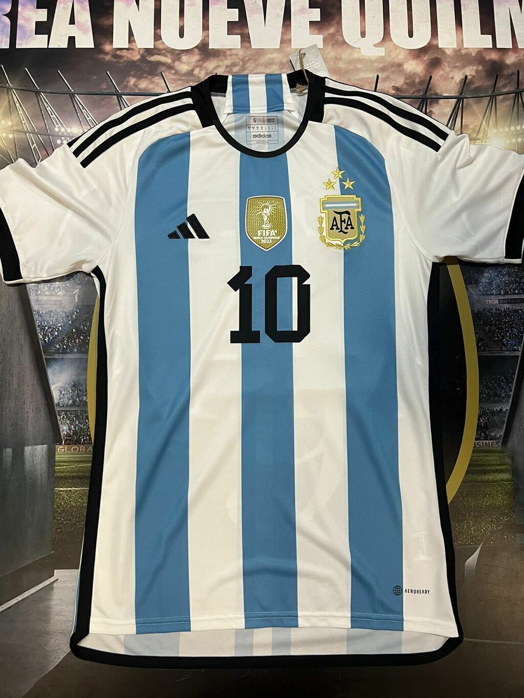 Camiseta adidas Argentina 3 estrellas Messi