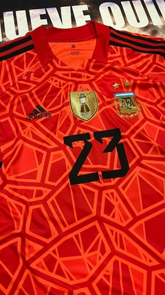 Camiseta Seleccion Argentina Afa Arquero Naranja #23 Martinez - comprar online