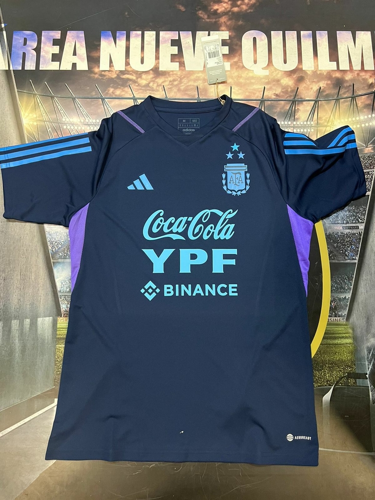 Camiseta Entrenamiento Seleccion Argentina AFA 2023 Azul 3 estrellas